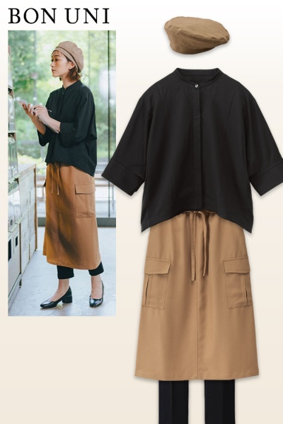 飲食店・サービス制服ユニフォームはコーディネートから選ぶ - ファッション感覚で楽しめるユニフォームでコーディネート★